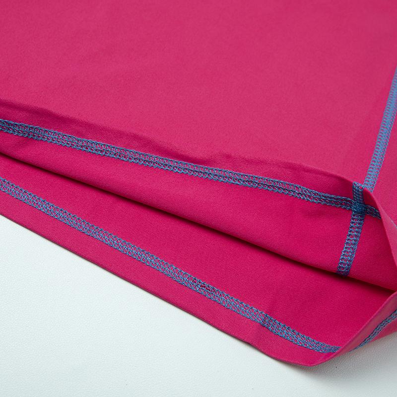 Targeted development five-pack summer women’s quick-dry sports T-shirts featuring contrasting quick-dry designs, short sleeves, elastic breathable fabric, crew neck—ideal for jogging, workouts, fitness, and yoga.