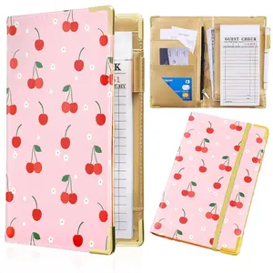 Server Book, Waitress Book Server Books for Waitress Waiter Book with  Zipper Pocket Serving Book Server Notepad Waitress Accessories