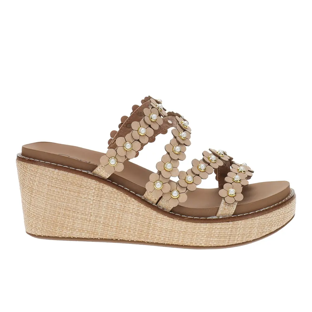 Corkys Womens Lets Be Friends  Casual Sandals Casual Mid Heel 2-3" - Beige