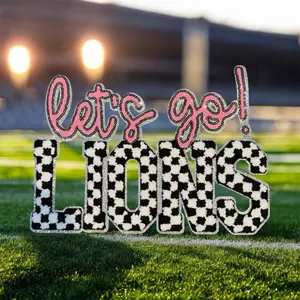 Checkard let’s go lions