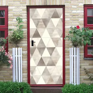 2pcs Modern Minimalist Geometric Triangle Wall Stickers Nordic Style Living Room Bedroom Background Wall Decor Self Adhesive Removable Waterproof PVC Art Decal