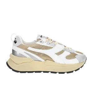 diadora Womens Mercury Elite Urban Lace Up Sneakers Shoes Casual - White