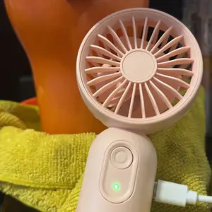 Portable Handheld Fan, USB Rechargeable Fan with 3 Speed Modes, Mini Electric Fan, Multifunctional Fan, Small Personal Fan for Stylish Women Men Office Outdoor Travel Camping