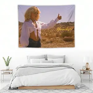Music Album Poster Sabrina Tapestry Carpenter Flag For Living Room Bedroom Wall Hanging For Friends Pink Gift， funny tapestry durable man