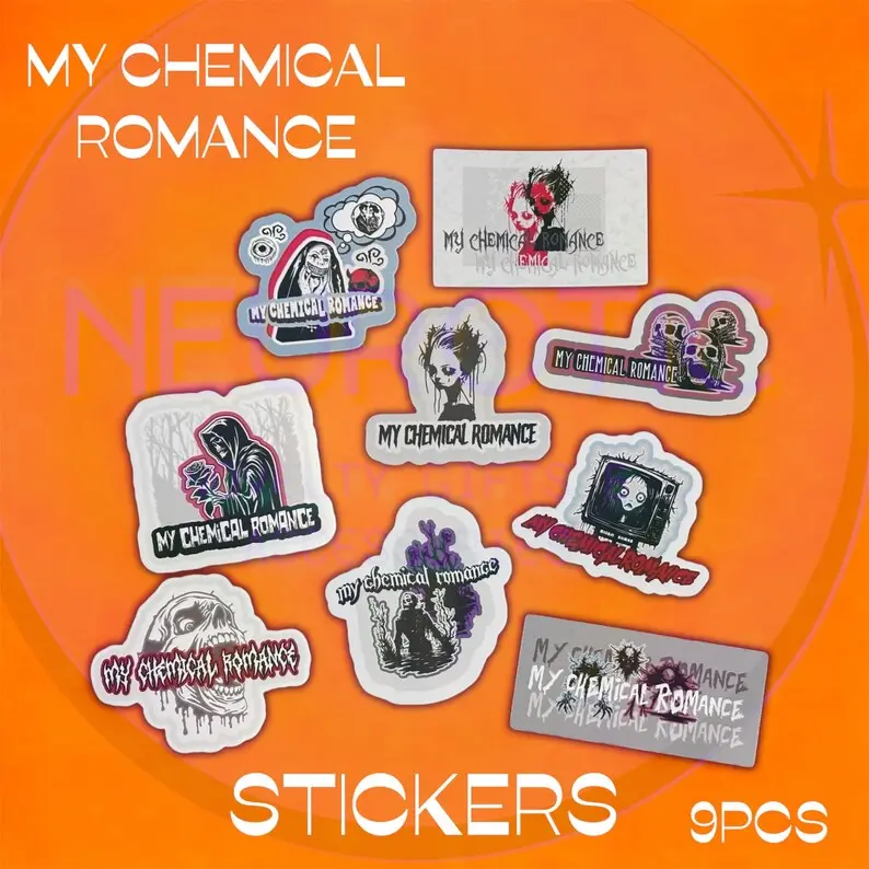 MCR inspired Sticker Packs! (9PCS)