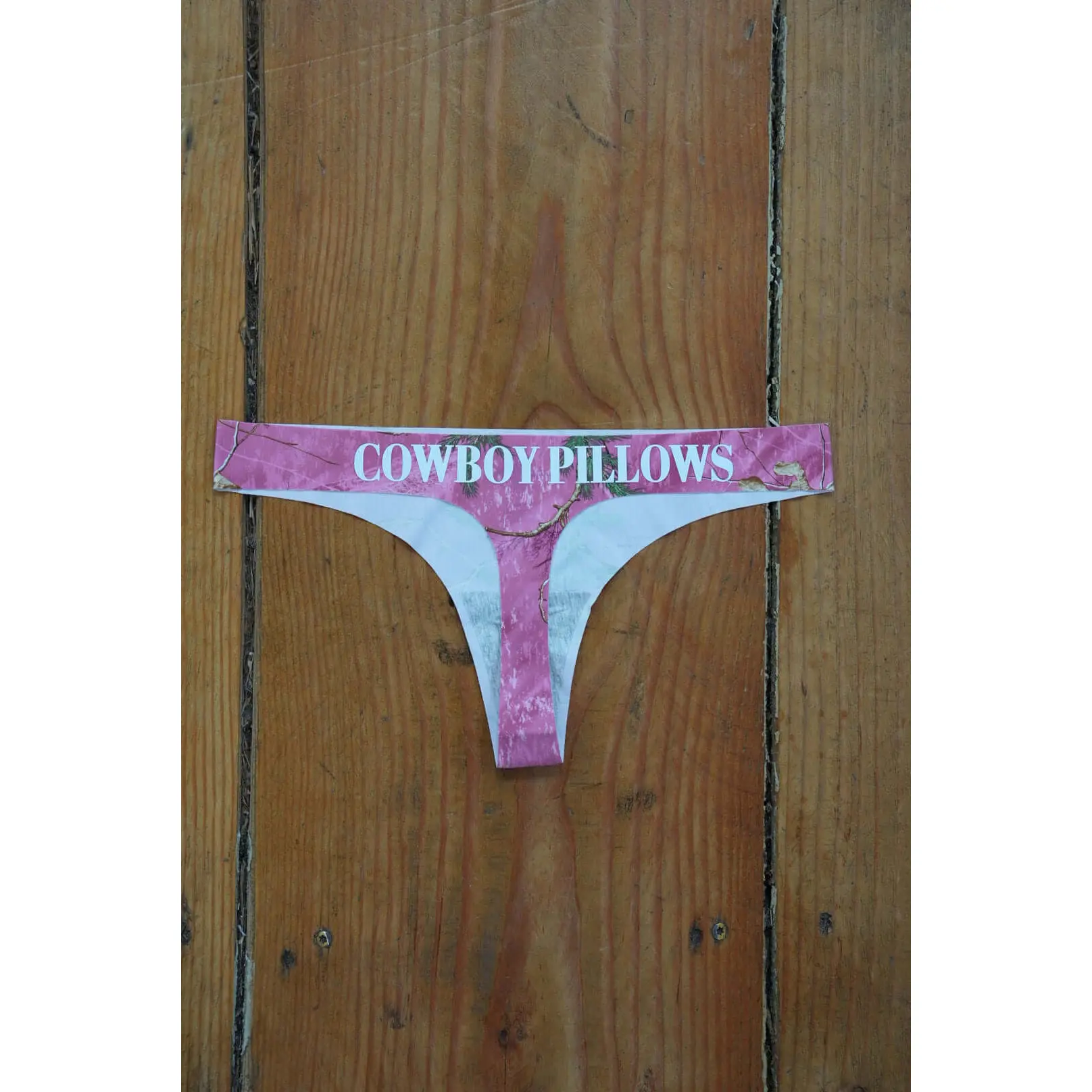 Pink Camo Cowboy Pillows Undies Pink Camo Cowboy Pillows Undies
