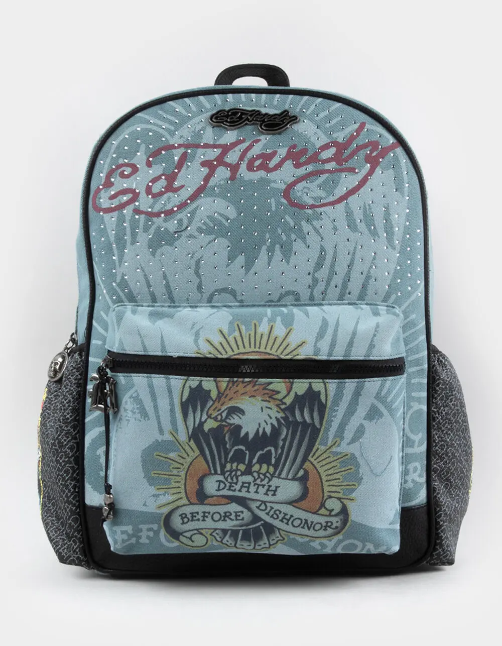 ED HARDY Mick Womens Backpack, Denim