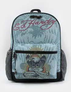 ED HARDY Mick Womens Backpack, Denim