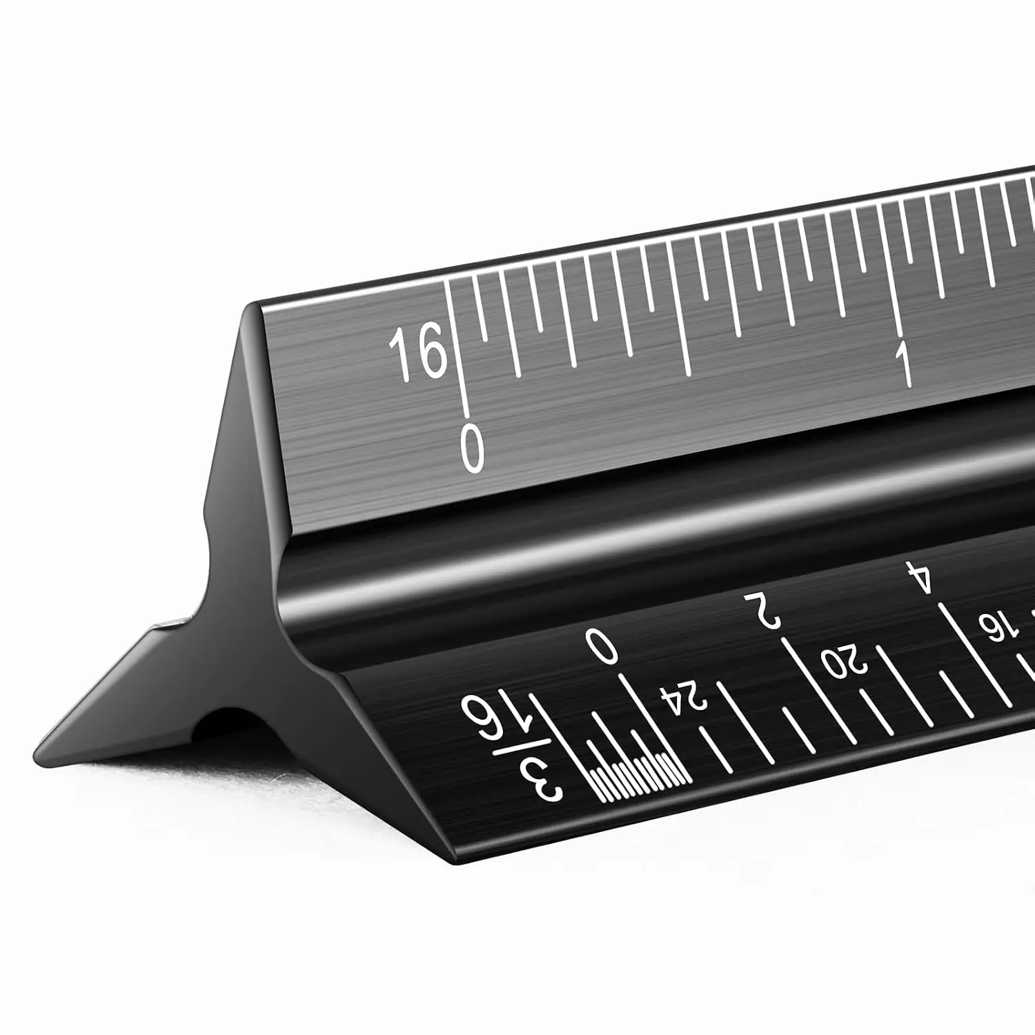 Engineering Architectural Scale Ruler for Blueprints, Metric Metal Ruler for Drafting, Design & Technical Drawing.