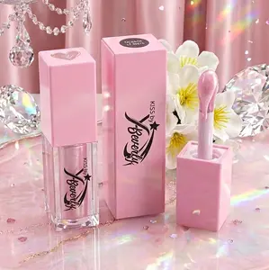 Clear Lip Oil Glossy - Transparent Formula for Glossiness , moisturizing glow lip oil non sticky primer lip oil