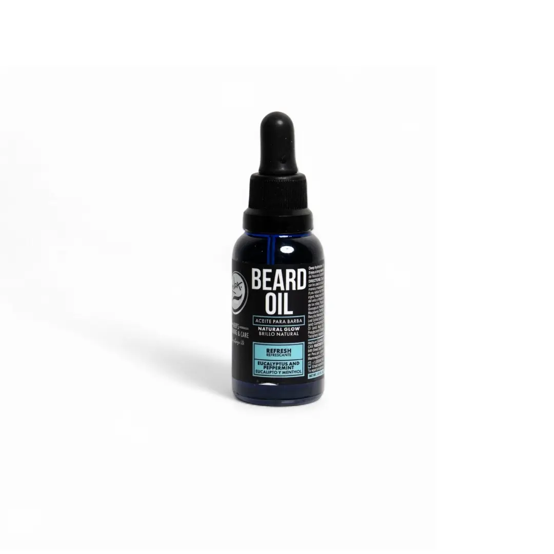 Rolda - Eucalyptus & Peppermint Beard Oil | Ideal For Sensitive Skin, Fights Dry & Itchy Beards, Non-greasy, Tattoo Oil, Vegan Extract