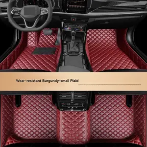 For 2014-2016 Porsche Panamera, Car Interior Accessory - 1 Rear Storage Compartment Behind Front Armrest Full-Coverage Car Floor Mats, Easy-Clean, Interior, Step Mats