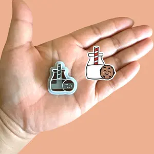 Christmas Milk and Cookie   Clay cutter | Polymer clay