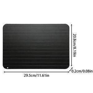 Defrosting Tray for Frozen Meat - Dishwasher Safe Large Size Defroster Plate Thawing Tray
