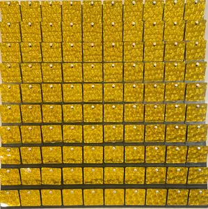30 Piece Yellow Shimmer Wall Backdrop