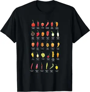100% Cotton Chili Design for a Chili lover T-Shirt