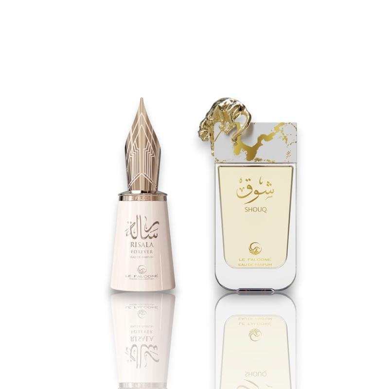 Le Falcone | Risala | Forever + Shouq | Eau De Parfum | Unisex Fragrance | 100 ML - 3.4 oz | Buttercream - Cinnamon & Citrus Notes