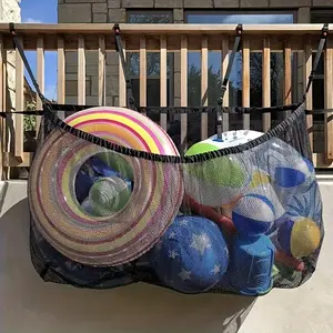 Large Capacity Swimming Pool Floats Storage - Mesh Bag for Swimming Ring Supplies