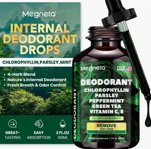 Body Deodorizing Supplement, Natural Internal Odor Control Pills for Men & Women, Chlorophyll Capsules for Skin, Breath and Gut Health (60 Capsules)