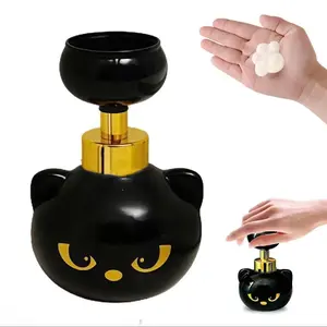 Cute Cat Paw Foaming Soap Dispenser | Press to Create Foam, 300ml Refillable Pump | Aesthetic Bathroom & Home Decor & Fun Kids Gift | Easy to Use – Perfect for Kids and Cat Lovers