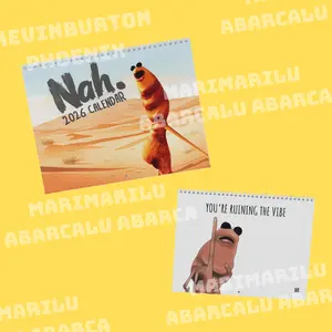 Marcus Meme 2026 Calendar, Funny Marcus Robert Quote, Meme VR Chat Wall Calendar