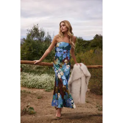 Casanova Brown Floral Maxi Dress - TikTok Shop Casanova Brown Floral Maxi Dress - TikTok Shop