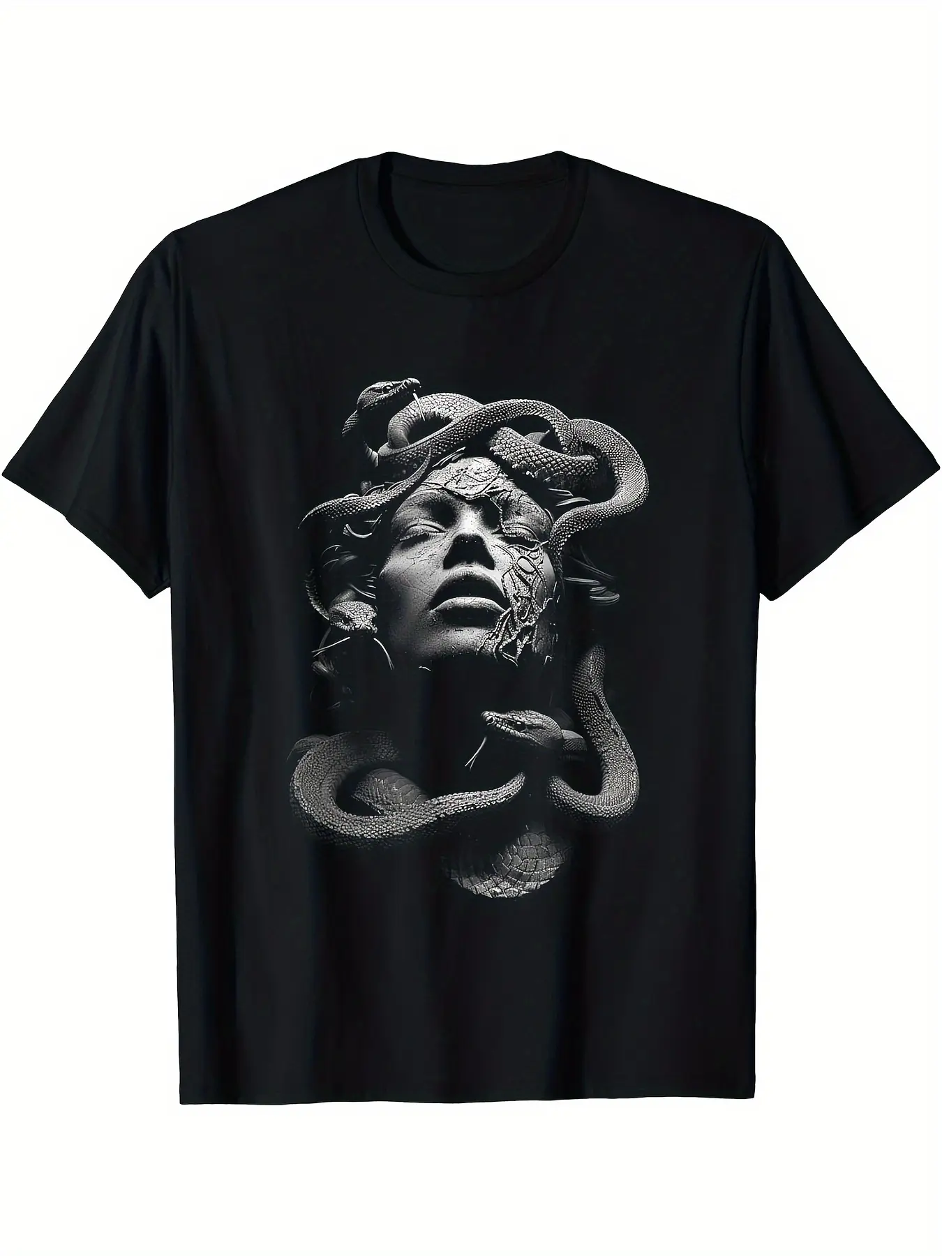 Vintage Medusa Color Animal Vintage Clothing Cute Monster T-Shirt, Men T-Shirt, soft touch fabric, vintage vibe, Halloween, Christmas Eve, hiking and adventure, for couples, Black Friday