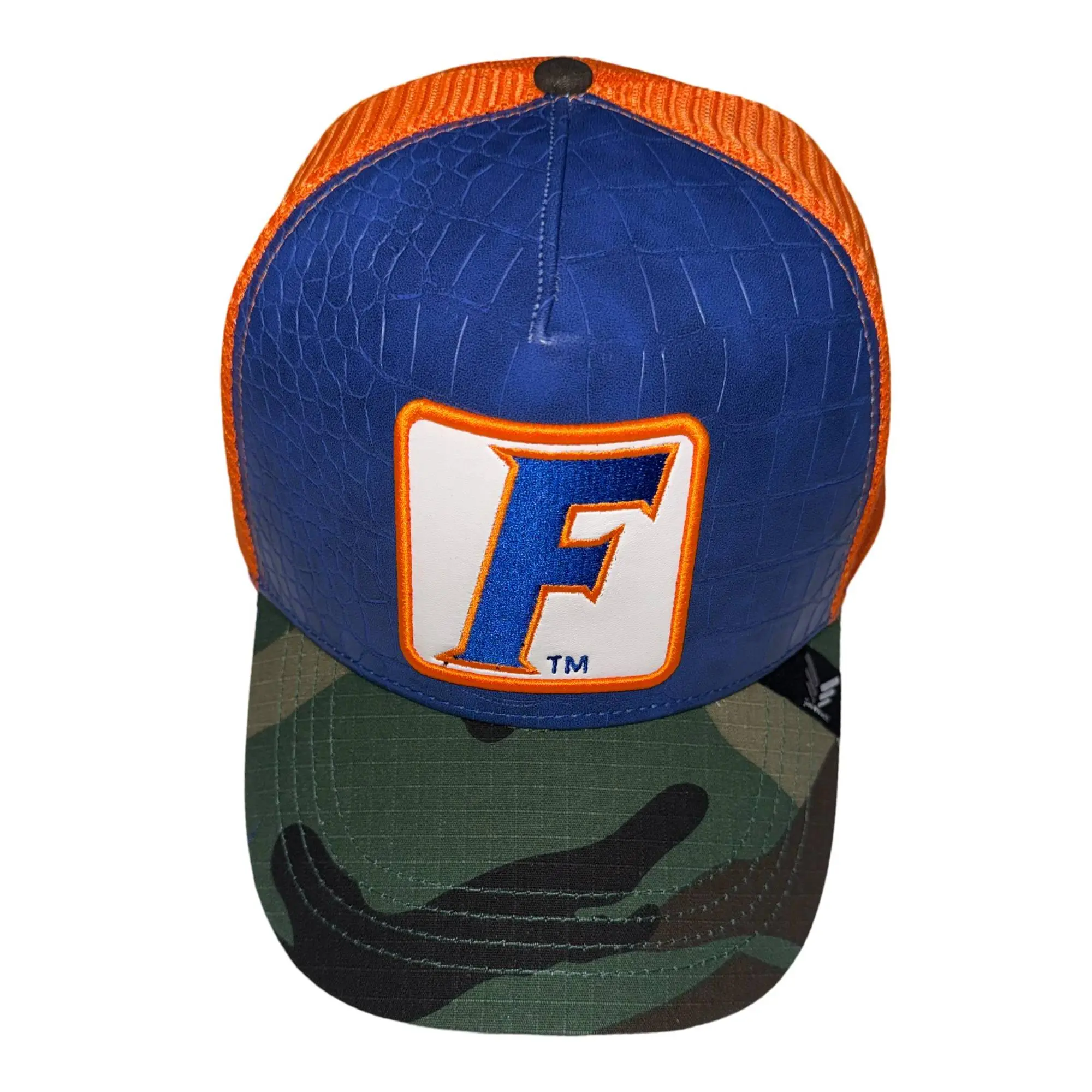 CAMOUFLAGE FAST ‘F’ FLORIDA GATOR TRUCKER