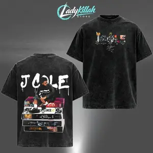 [FREE SHIP] Comfort Colors J. Cole, The Fall-Off Official Graphic For Cold World High-quality Shirt, Soft Cotton T-Shirt, Disc 29, Disc 39 Hip-Hop Shirt, Gift For Jermaine Lamar Cole Fan Graphic Tee, Cole World Music Fan Merch Shirt #40