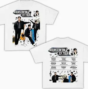 RUNSEOKJIN EP Tour T-Shir, Jin concert tee, unisex K-pop graphic shirt, soft cotton, perfect fan merch for Bangtan Army. 7