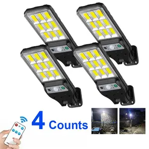 Solar Powered Outdoor Light with Remote Control, 3 Lighting Modes & Motion Sensor Outdoor Light, Solar Flood Lights, Led Outdoor Lamp, Ideal for Garden Safety, Perfect Gift for Men and Home Safety