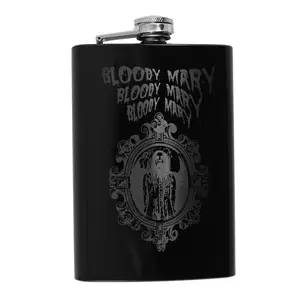 8oz BLACK Bloody Mary Flask L1