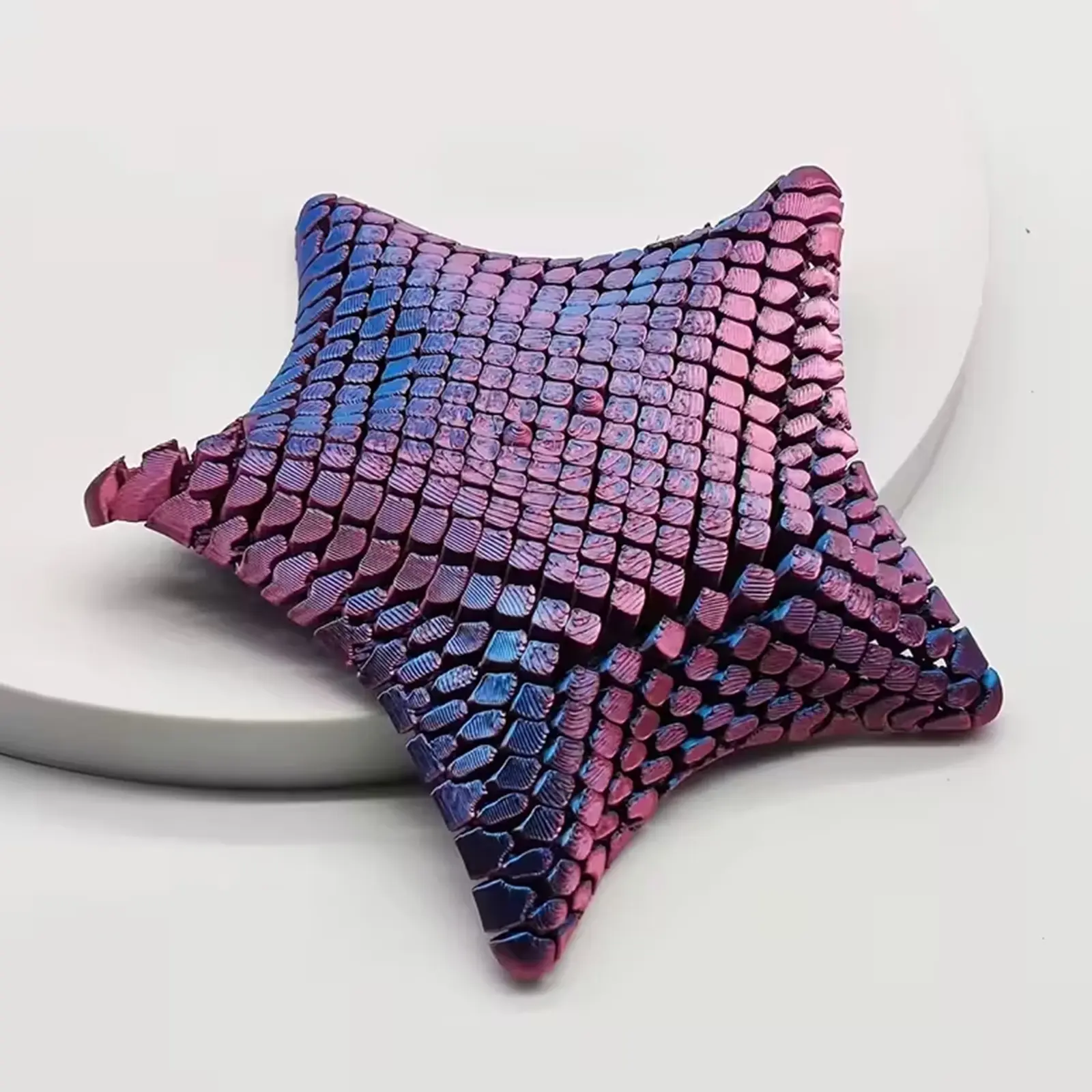 1pc 3D Printed Starfish Ornament, Starfish Design, Movable Joints, Relieves Anxiety & Relaxes Mood, Flexible-jointed Decor, Articulated Fidget Figurines, Articulating Figurine, Decorative home ornament, Ideal Gift for Ocean Lovers, Desktop Ornaments