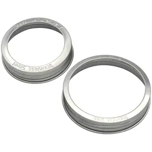 Rust Proof Stainless Steel Bands / Rings for Mason Jars 5 Pack