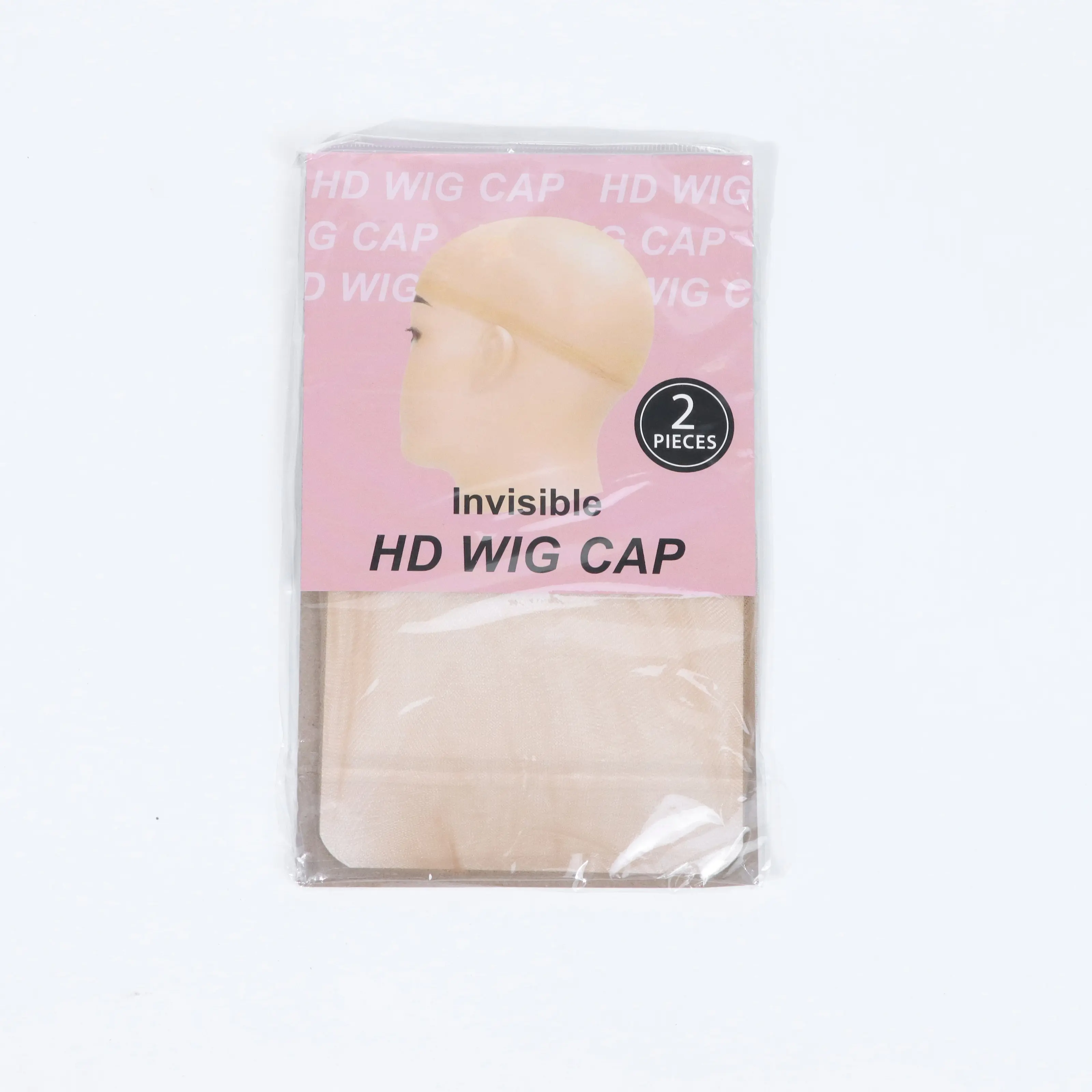 Nuocheng Skinlike HD Wig Cap, 2 Pieces Invisible and Sheer Breathable Ultra-thin Stretchy Stocking Caps for Lace Front Wigs