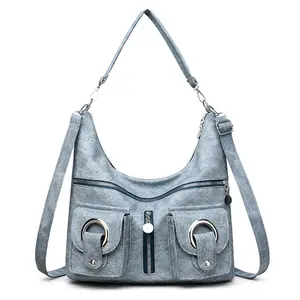 Fashion Vintage Women's Tote Bag, Multi-Compartment Casual Handbag with Magnetic Snap Closure, Large Capacity Shopper Purse for Work, Office & Travel luxury designer crossbody women real