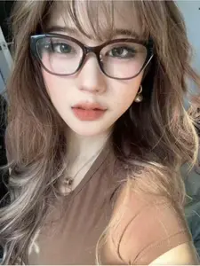Cat Eye Frame Non-prescription Glasses, 2024 New Style Fashionable Anti-blue Light Glasses for Women & Girls, Fashion Eyewear for Daily Wear, Fashionable Frames Glasses