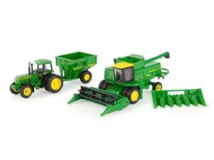 John Deere Vintage 7720 Combine Harvesting Set Diecast 1:64 Scale Model - ERTL 45821