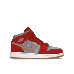 Jordan Kid's 1 Mid Denim Red, from StockX