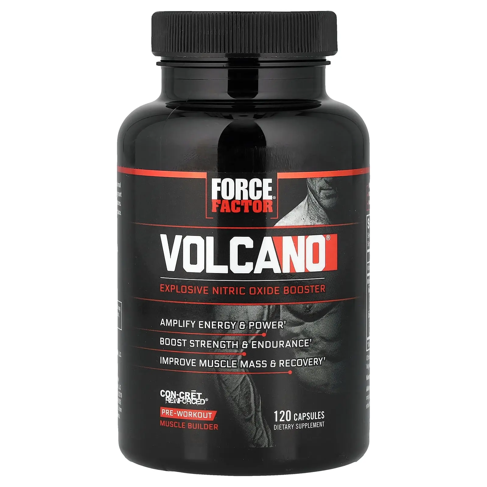 Force Factor Volcano®, Explosive Nitric Oxide Booster, 120 Capsules