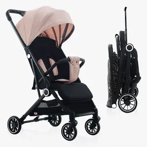 Ultra-Compact  Baby Pushchair – Quick Fold System, Lightweight 6.35 kg, Ideal for Newborns & Toddlers (Folded Size: 54x24x42 cm)