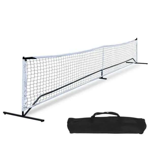 22ft Portable Pickleball Net Set, USAPA Regulation-Size with a Durable Steel Frame, Easy Setup, Includes Carry Bag for Outdoor Backyard Games & Badminton