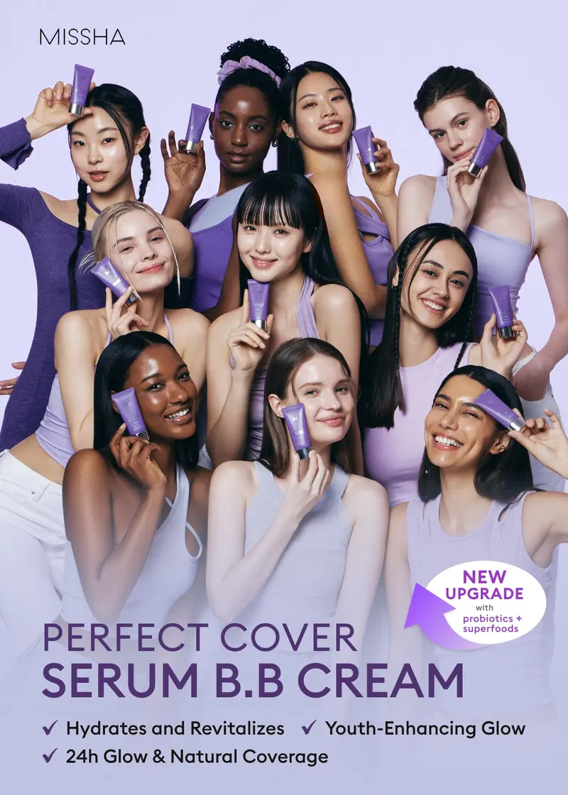Product Introduction of [MISSHA Official] M Perfect Cover Serum BB Cream (35ml) - Bifida Ferment Lysate Serum-Infused BB Cream for Anti-Aging Skin Rejuvenation, Skin Tint, Tinted Moisturizer, Skin Care Foundation Makeup,Superfood Complex,Glass Skin CardiBB OGBB PurpleBB 4
