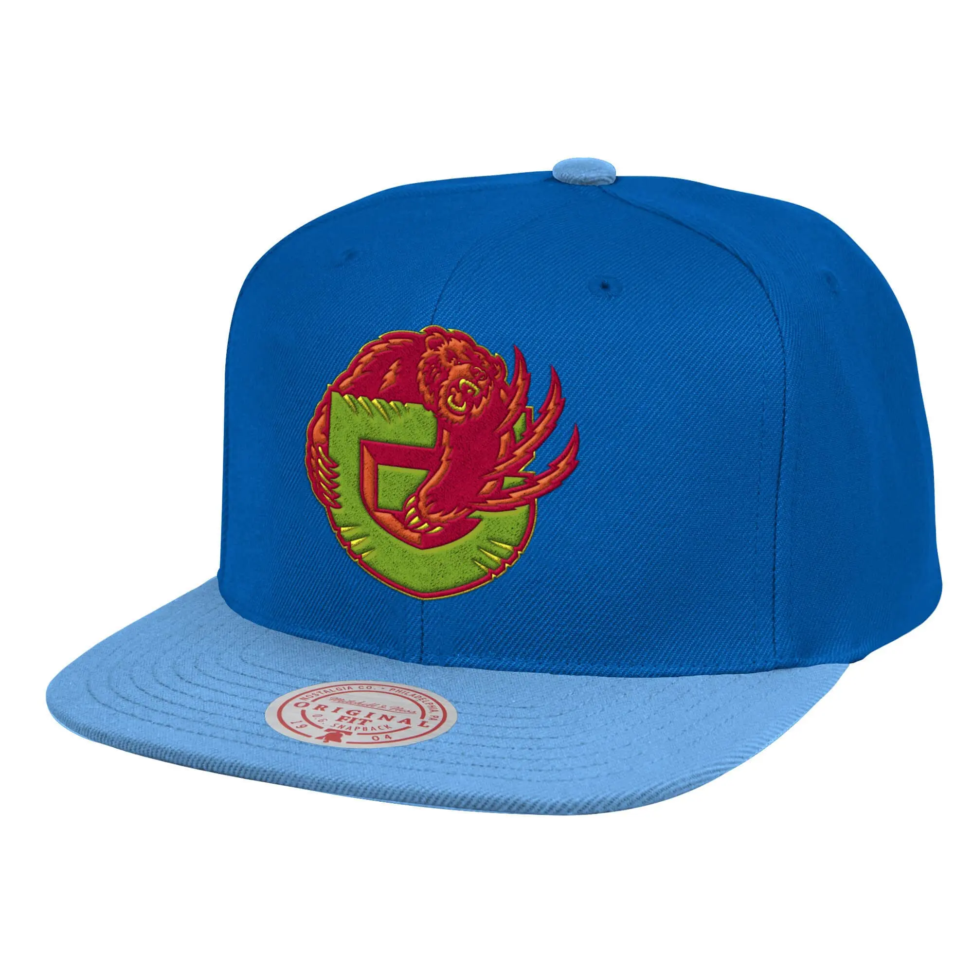 Mitchell & Ness Blue NBA Vancouver Grizzlies Weatherman HWC Snapback