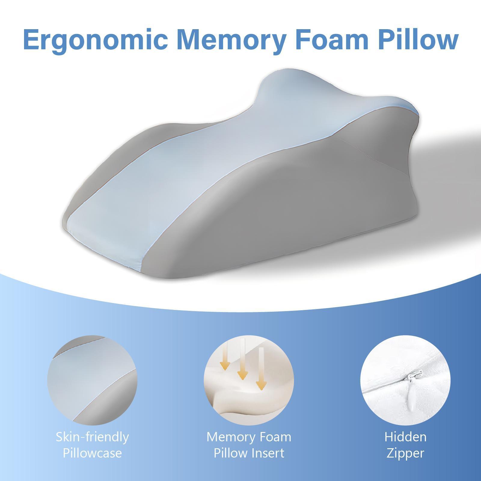 Memory Foam Pillow,Ergonomic Design Versatile Used,forNeck,Back and Leg Support,Suitable for Face-DownReading pillow, Soft and Comfortable Fabric,Multi-Purpose,Removable,SleepingPillow Home, Sofa, LivingRoom, Bed Gift