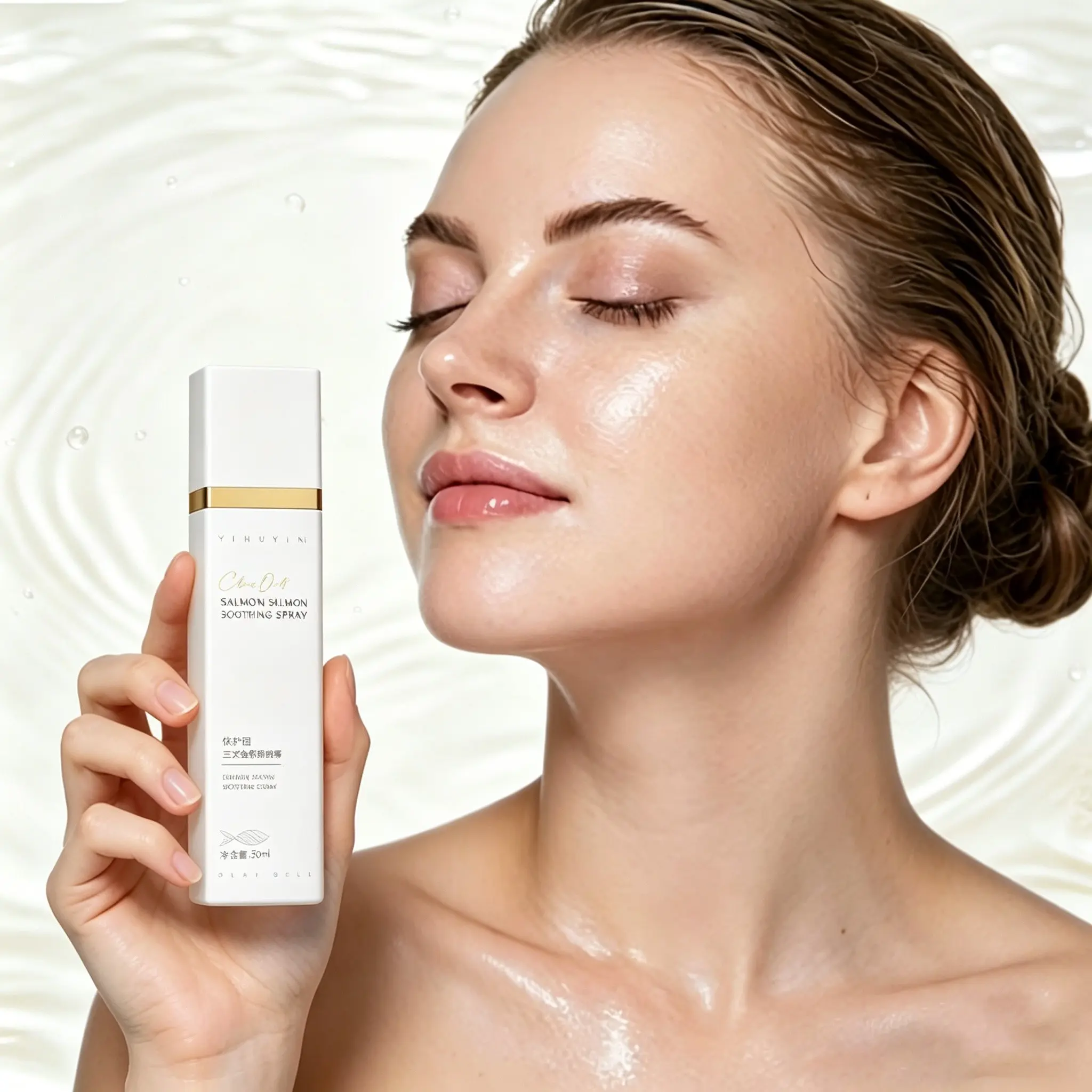 50ML Soothing Gentle Nourishing Hydrating Spray, Calms Redness, Deep Moisturizing Repair, Hyaluronic Acid + Allantoin, Portable, Non-Flaky, Ideal for Sensitive Skin