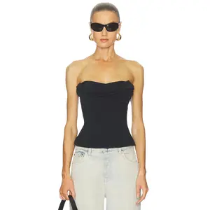 superdown Hestia Strapless Top in Black