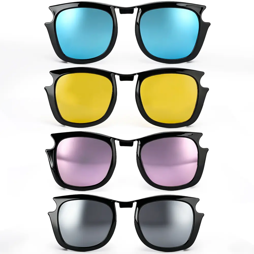 4Pcs Polarized Clip for Ray-Ban Meta Wayfarer & Gen 2 (RW4006/RW4012 Standard 50-22)