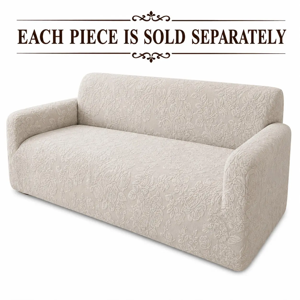 Full-Body Sofa Couch Cover Set, Elastic Dustproof Protector, All-Seasons Pet-Friendly, Contemporary Style, Disposable, Universal Fit, Stretch Sofa Cover