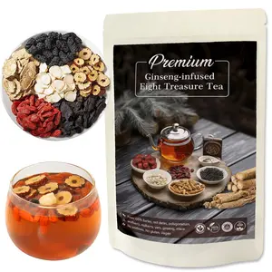 Eight Treasures Herbal Tea, Organic Herbal Cleanse, Kidney Tea – full-body nourishment, caffeine-free, support circulation daily drink(30 bags)